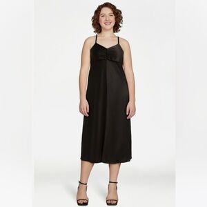 Sofia Jeans by Sofia Vergara V-neck Midi Dress